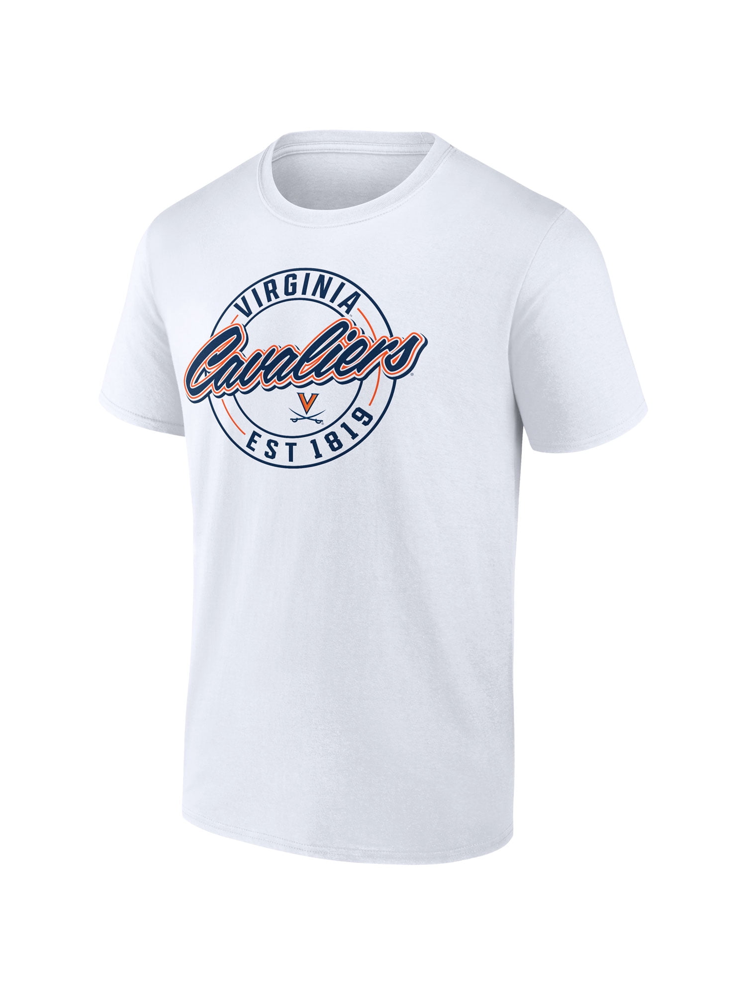 NCAA Virginia Cavaliers Men's Cotton White Short Sleeve T-Shirt