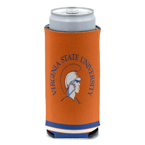 NCAA Virginia State Prime 12oz Slim Can Cooler, Collapsible