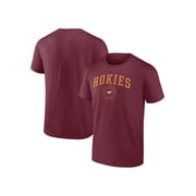 NCAA Virginia Tech Hokies Men's Maroon Cotton Short Sleeve T Shirt