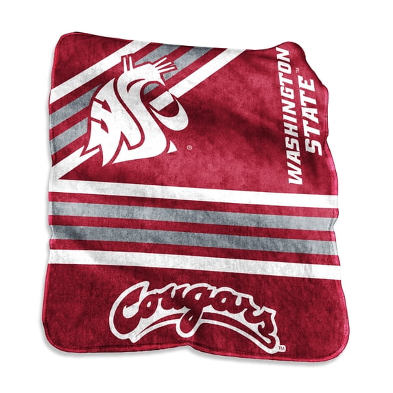 NCAA WA State Raschel Throw