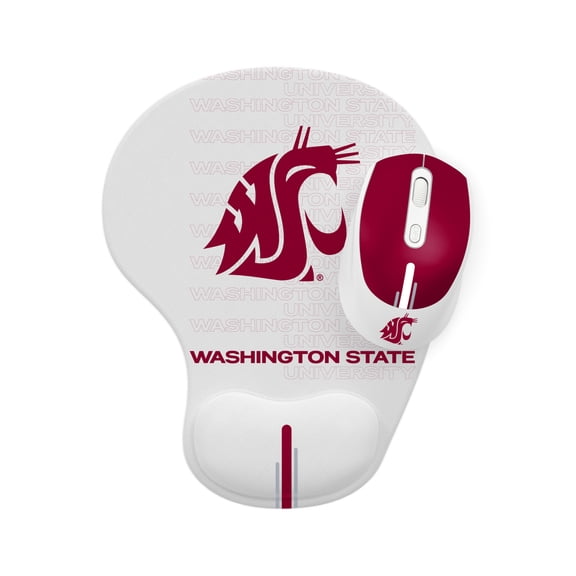 NCAA, WASHINGTON STATE, MOUSE WITH MOUSEPAD, BOX