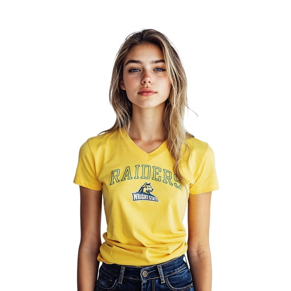 NCAA WSU Wright State University Raiders Ladies Tee T-Shirt (Small)