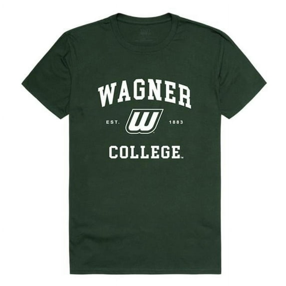 NCAA Wagner College Seahawks Seal T-Shirt, Forest Green - Medium
