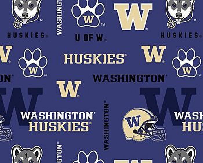 NCAA Washington Fabric, per Yard