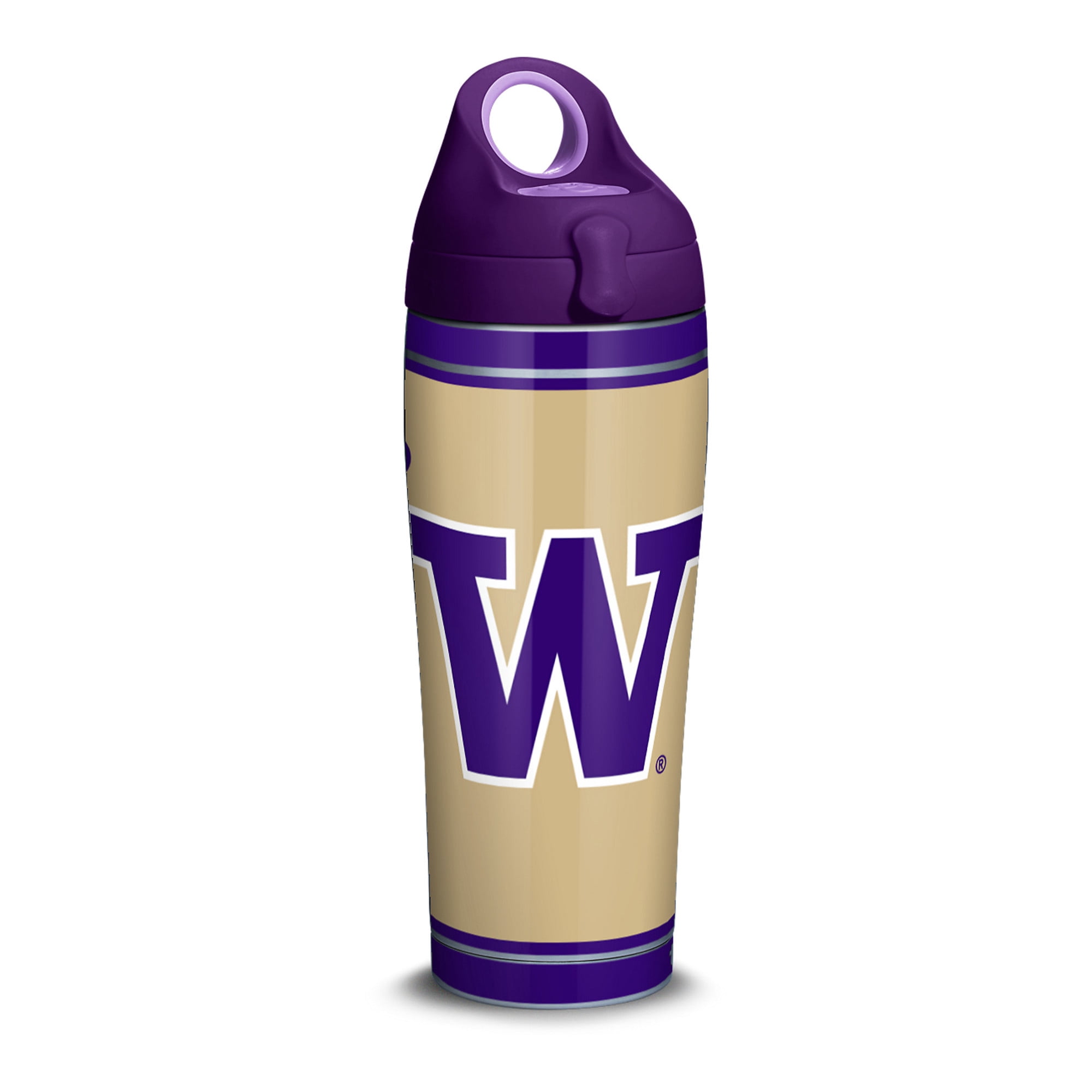 NCAA Washington Huskies Campus 24 oz Stainless Steel Water Bottle with lid