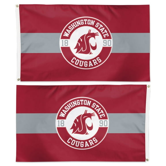 NCAA Washington State Established 3' x 5' Applique Flag