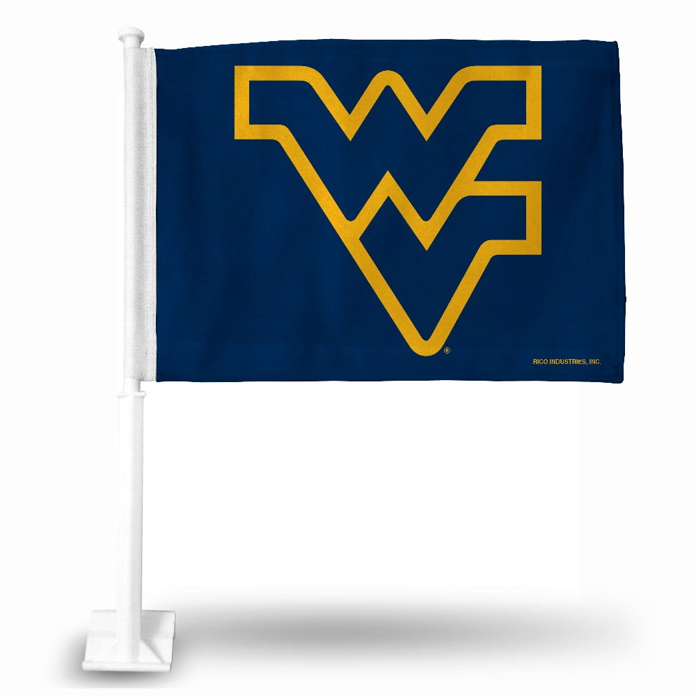 NCAA West Virginia Car Flag - Generic Brand