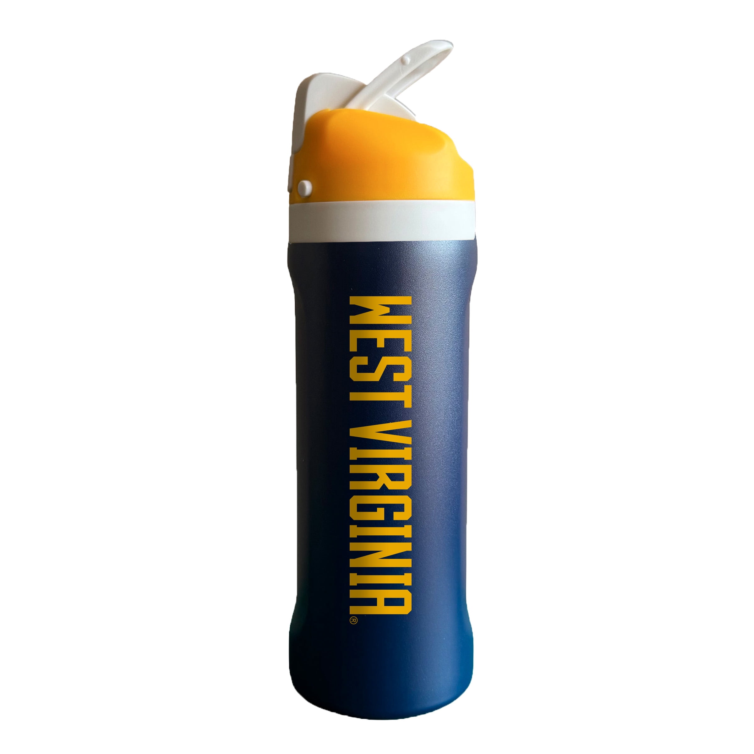 NCAA West Virginia Mountaineers 24 Ounce Fliptop Wtrbtl
