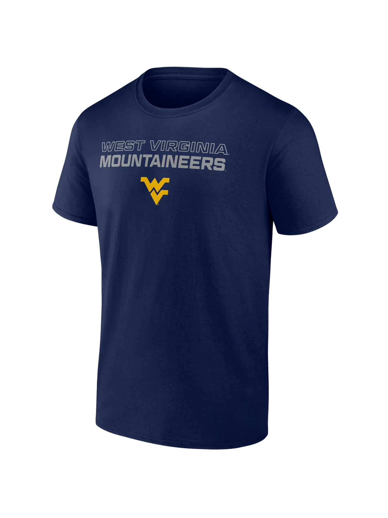 NCAA West Virginia Mountaineers Men's Cotton Navy Short Sleeve T-Shirt