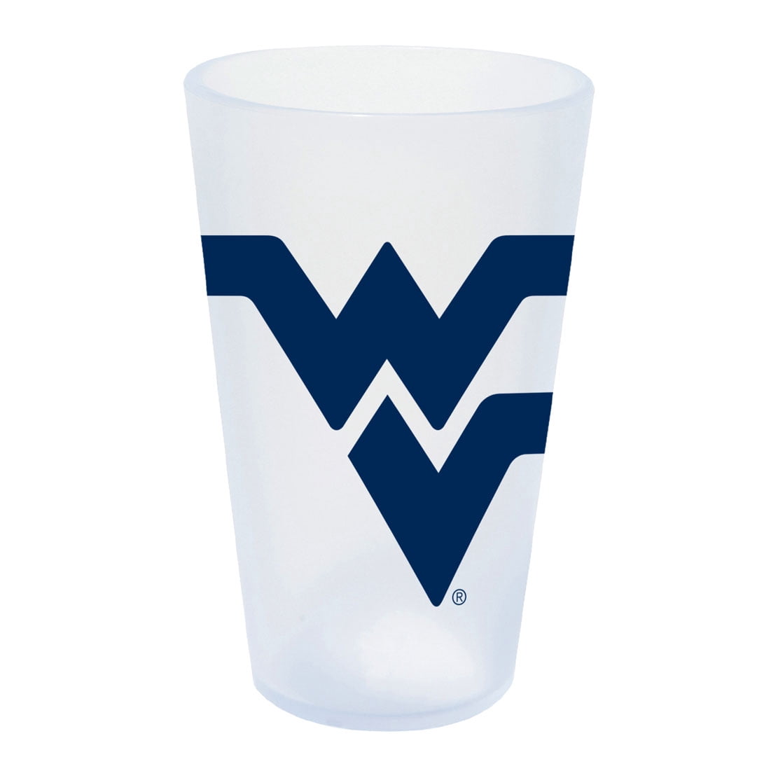 NCAA West Virginia Team Icicle 16oz Silicone Pint Glass