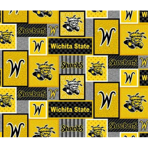 NCAA-Wichita State WSU-1177 College patch fleece