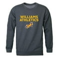 thumbnail image 1 of NCAA Williams College the Purple Cows College Crewneck Sweater, Heather Charcoal - Small, 1 of 1