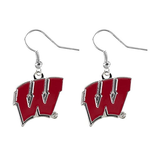 NCAA Wisconsin Badgers Dangler Earrings