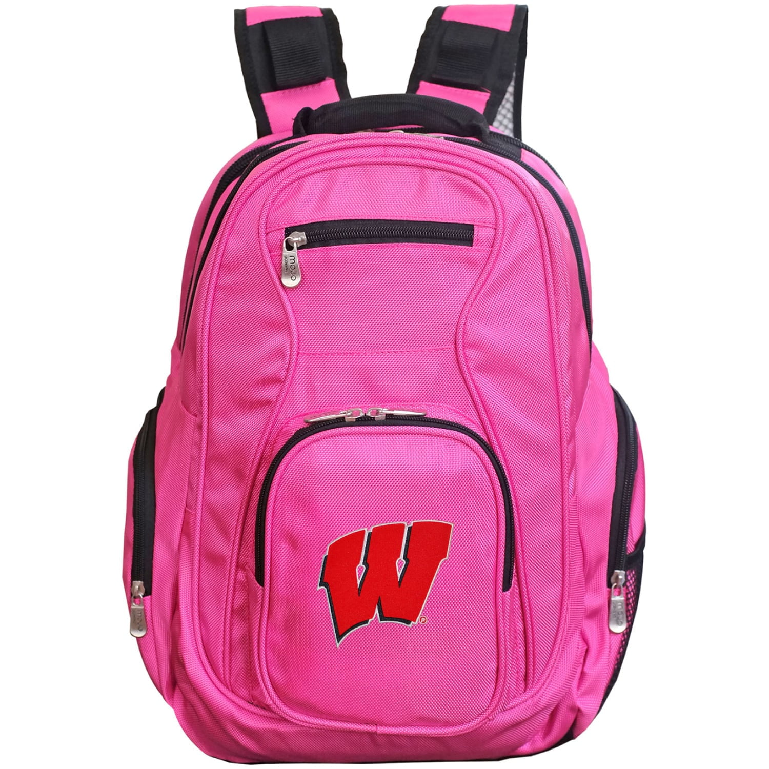 MOJO Pink Wisconsin Badgers Backpack Laptop
