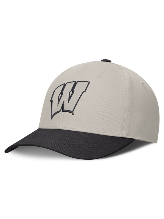 NCAA Wisconsin Badgers Unisex Adjustable Hat - Gray