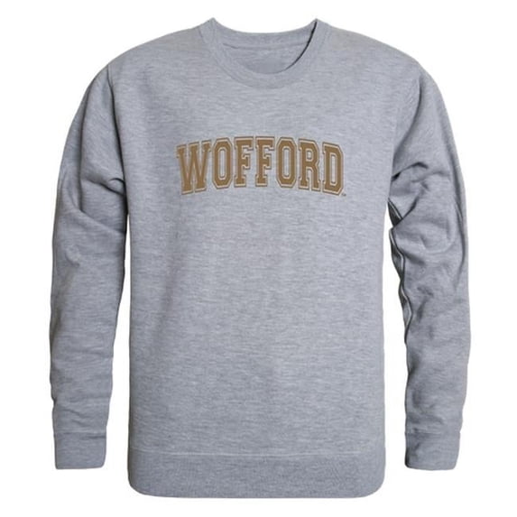 NCAA Wofford College Terriers GameDay Crewneck T-Shirt, Heather Gray - Medium