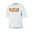 thumbnail image 1 of NCAA Women's Tennessee Vols White Short Sleeve Boxy Tee with Hi-Lo Hem, 1 of 2