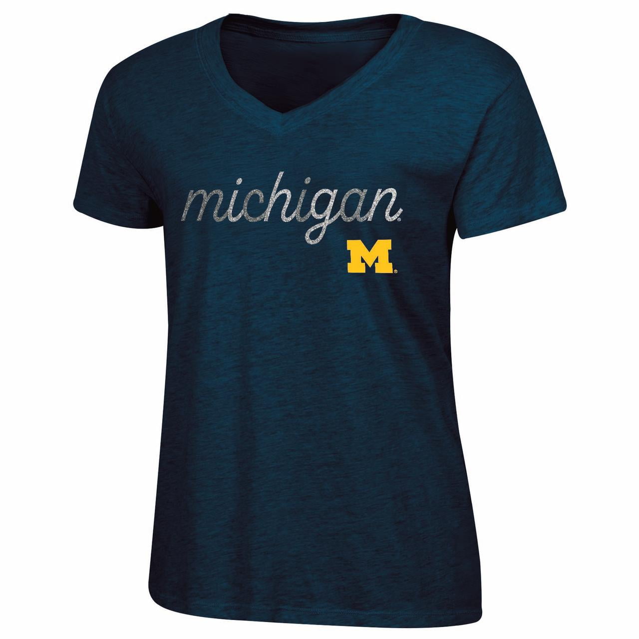 NCAA Womens Michigan Wolverines Graphic T-Shirt