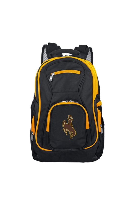 MOJO Black Wyoming Cowboys Trim Color Laptop Backpack