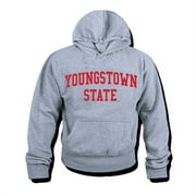 NCAA Youngstown State University Hoodie Sweatshirt Game Day Fleece Heather Grey Medium