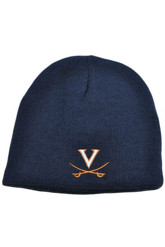 NCAA Zephyr Reversible Women Kid Knit Beanie Nordic Hat Virginia Cavaliers Cavs