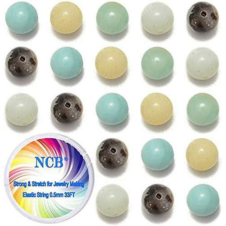 NCB 100pcs 6mm Mixedcolor ite Loose Beads for Jewelry Making