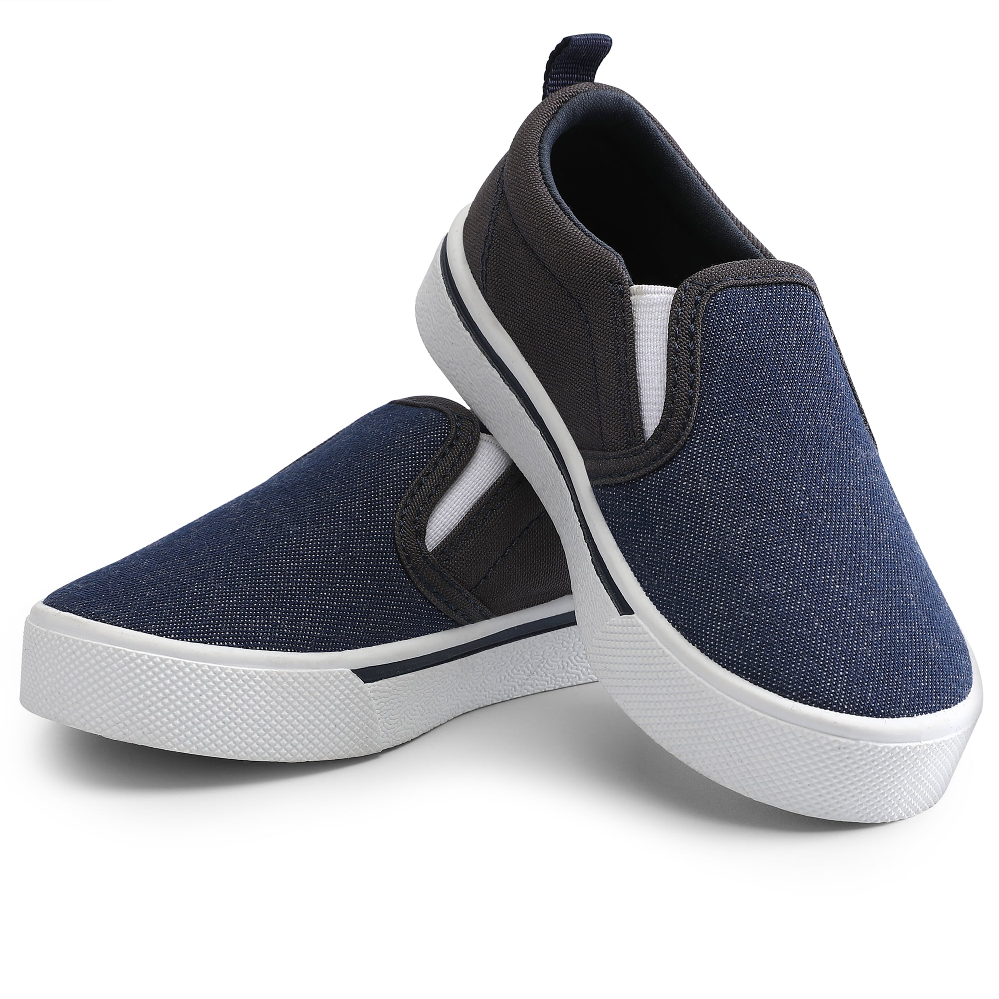 NCCB Boys Sneakers ​Casual Slip on Loafers Kids School Canvas