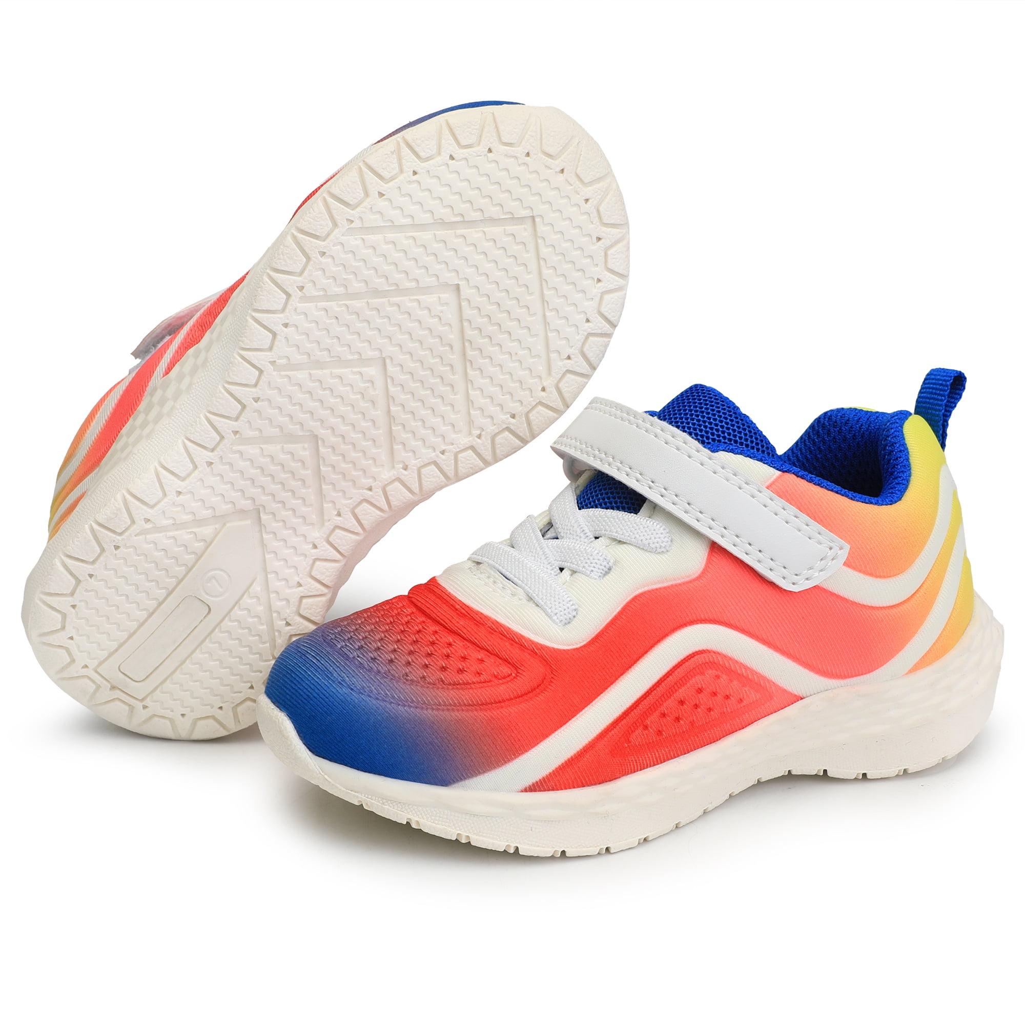 NCCB Boys Girls Sneakers Toddler Little Kids Casual Tennis Running Shoes Breathable Walking Shoes Red 12 Little Kid