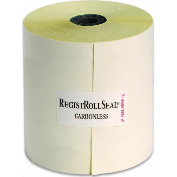 NCCO Register Rolls - POS Kitchen Receipt Paper 2 Ply Carbonless 3 x 100 (1 Case of 30 Rolls) Item 2300SP