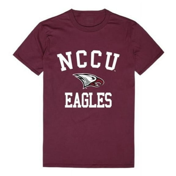 NCCU Arch T-Shirt, Maroon & White - Small