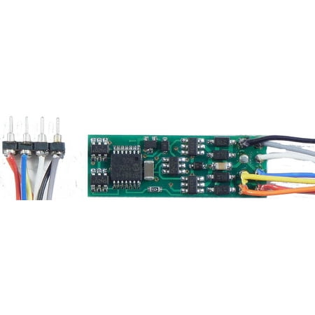 NCE 0132 N14SRP Narrow Generic Decoder 1 Amp 4-Function 8-Pin Plug