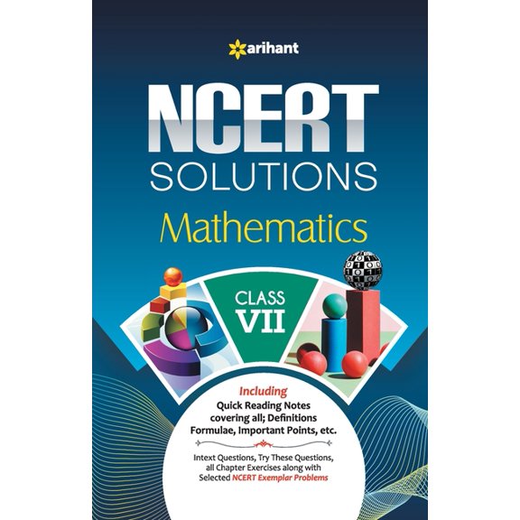 NCERT Solutions Mathematics for class 7th, (Paperback)
