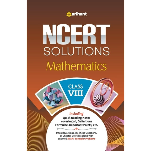 NCERT Solutions Mathematics for class 8th, (Paperback)