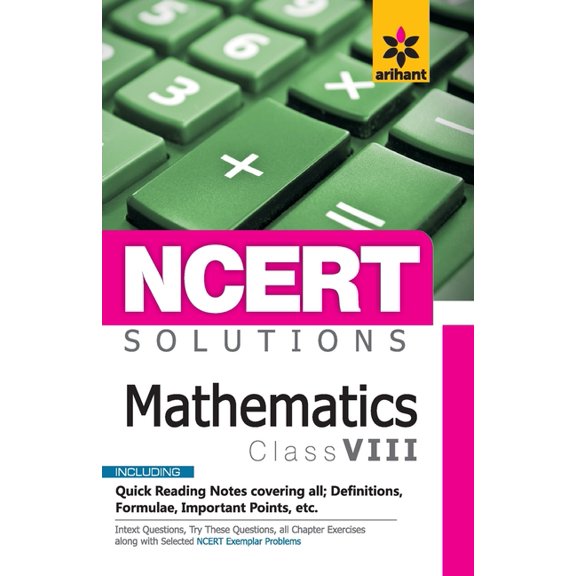 NCERT Solutions Maths 8th, (Paperback)