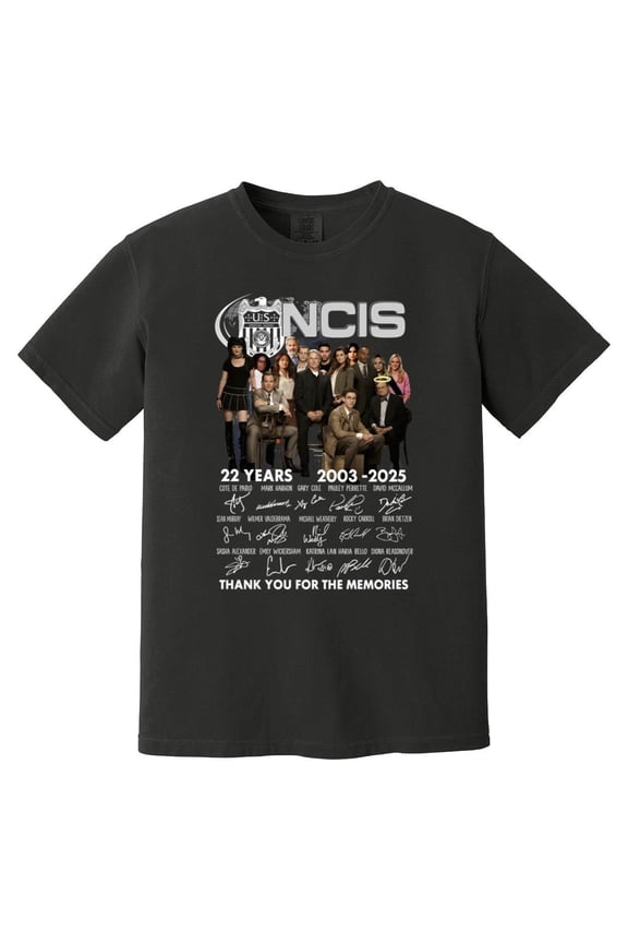 NCIS 22 Years 2003-2025 Thank You For The Memories Fan Comfort Color T-Shirt