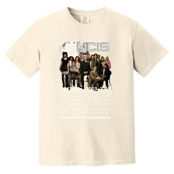 NCIS 22 Years 2003-2025 Thank You For The Memories Fan Comfort Color T-Shirt