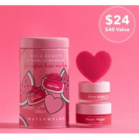 NCLA Beauty Watermelon Lip Duo + Scrubber