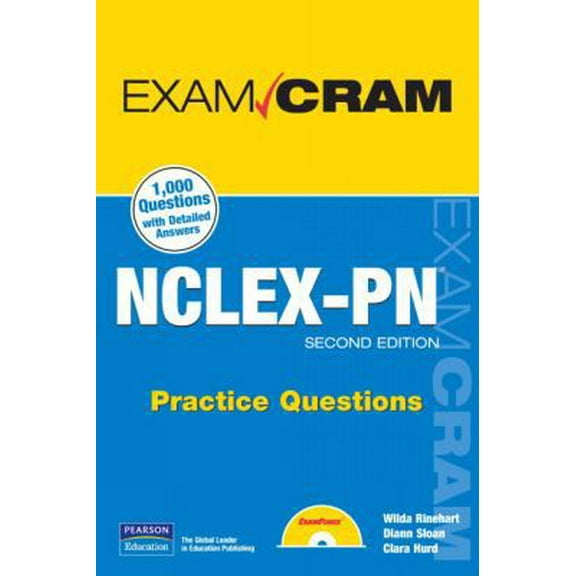 Pre-Owned NCLEX-PN Practice Questions (Paperback) 0789737078 9780789737076