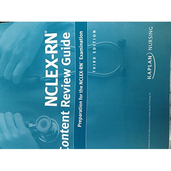 Pre-Owned NCLEX RN Content Review Guide Preparation for the NCLEX RN Examination (Paperback) 1625232470 9781625232472