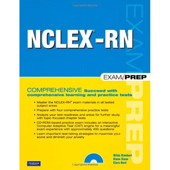 Pre-Owned Exam Prep NCLEX-RN: Comprehensive Succeed With Comprehensive Learning and Practice Tests (Paperback) 0789745275 9780789745279