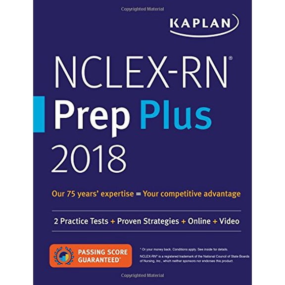 Pre-Owned Nclex-RN Prep Plus 2018: 2 Practice Tests + Proven Strategies + Online + Video (Paperback) 1506233309 9781506233307