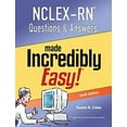 thumbnail image 1 of Pre-Owned NCLEX-RN Questions & Answers Made Incredibly Easy! (Paperback) 1451185499 9781451185492, 1 of 1