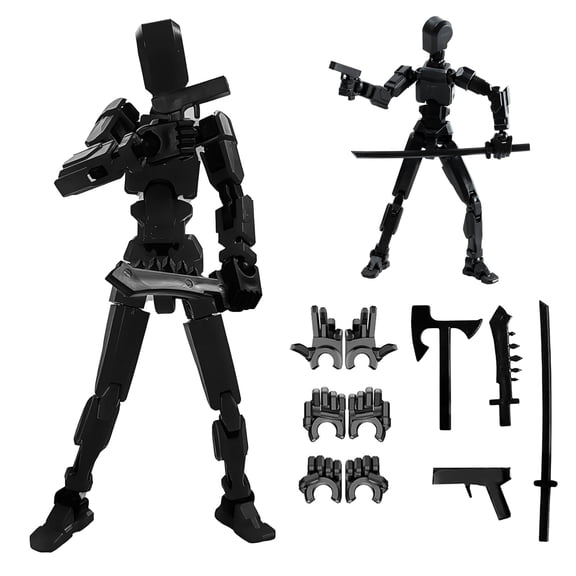 NCQ 2026 New Assembly Completed-Titan 13 Action Figure,Dummy Robot 13 Action Figures Set,3D Printed Multi-Jointed Action Figures,Nova 13 Action Figure for Collectors Desktop Decorations (9pcs)