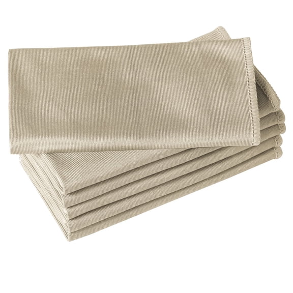NCQ 6 Pack Microfiber Glass Cleaning Cloth, 16 Inch X 16 Inch, Lint Free Quickly Clean Window, Glasses, Windshields, Mirrors, and Stainless Steel, Grey
