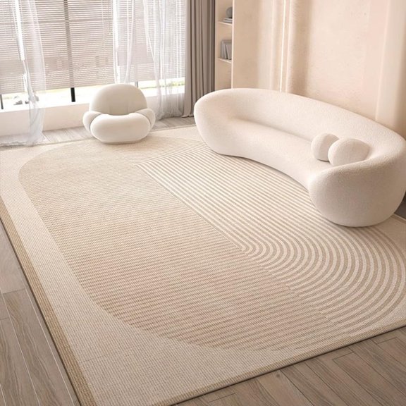 NCQ Boho Area Rugs for Bedroom Living Room Kids Nursery Playroom Aesthetic 2x3 Blue Beige Yellow Abstract Rug Soft Thin Washable Durable Easy Care Conference Room Home Art Decor Low Pile Mats