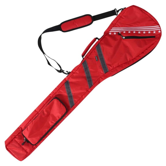 NCQ Golf Sunday Bag, Small Golf Bag Lightweight, Par 3 Golf Bag for A Few Clubs Driving Range, Practice with Carry Shoulder Strap Foldable Multi-Colour