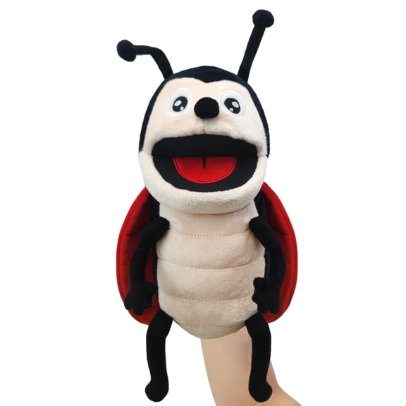 NCQ Hand Puppet Realistic Plush Puppet 13",Insect Animal Puppets for Kids Insect Stuffed Animal Hand Puppet with Moveable Mouth,Soft Stuffed Insect Puppet Story Toy Puppets Role Play Show Game