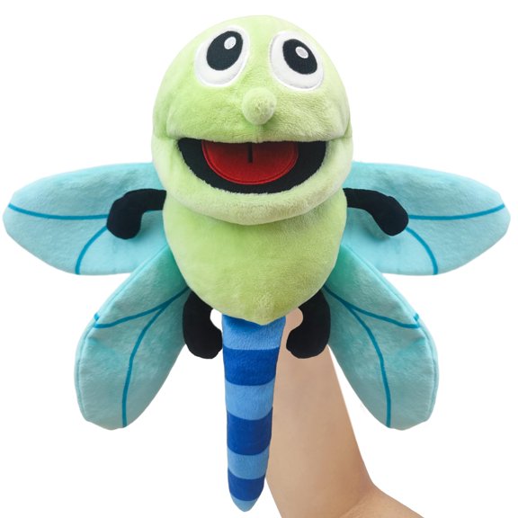 NCQ Hand Puppet Realistic Plush Puppet 13",Insect Animal Puppets for Kids Insect Stuffed Animal Hand Puppet with Moveable Mouth,Soft Stuffed Insect Puppet Story Toy Puppets Role Play Show Game