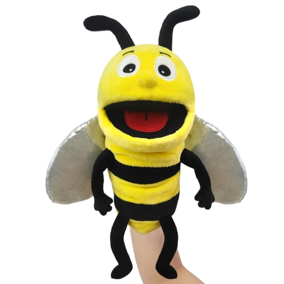NCQ Hand Puppet Realistic Plush Puppet 13",Insect Animal Puppets for Kids Insect Stuffed Animal Hand Puppet with Moveable Mouth,Soft Stuffed Insect Puppet Story Toy Puppets Role Play Show Game