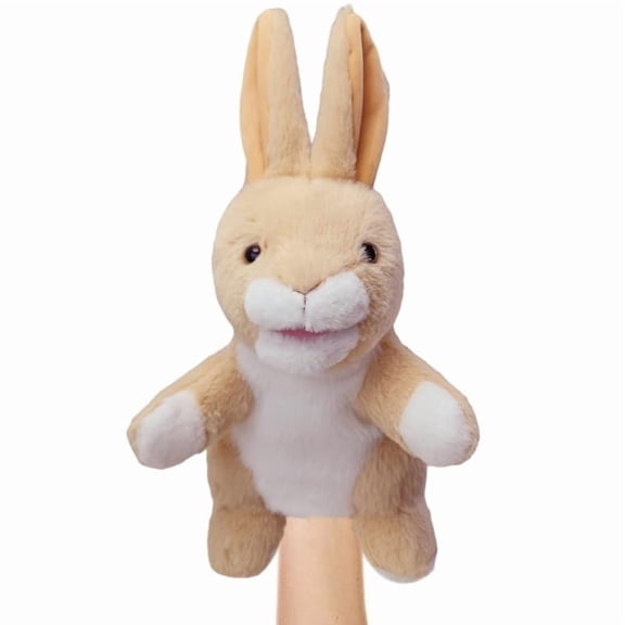 NCQ Hand Puppet s Duck Pupp ets,9"Realistic Stuffed Animal Puppe ts for Toddlers Duck Stuffed Puppets for Kids with Movable Mouth,Duck Animal Hand Puppets for Adults Han d Puppets for Toddlers 3